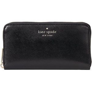 NWOT Kate Spade New York Saffiano Leather Zip Around Continental Wallet